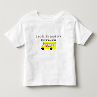 Gele schoolbus kinder shirts