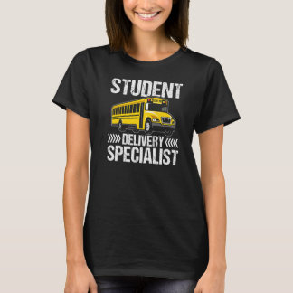 Gele schoolbus Student Delivery Speciali T-shirt