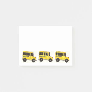 Gele schoolbus Stuurprogramma Leerlerarenwaarderin Post-it® Notes
