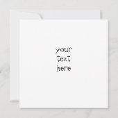 Gele scooter Birthday CUSTOMIZE IT-Kaart (Achterkant)