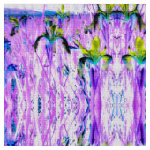 Gele Sering Iris Stof (Close Up)
