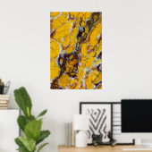Gele shattuckite poster (Thuiskantoor)