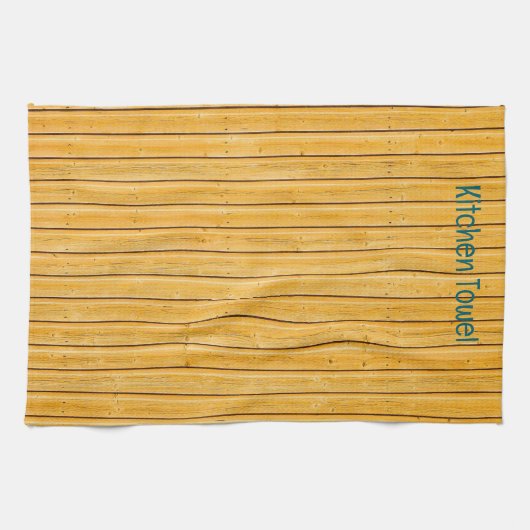 Gele Shutter Keuken Handdoek (Horizontaal)