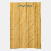 Gele Shutter Keuken Handdoek (Verticaal)