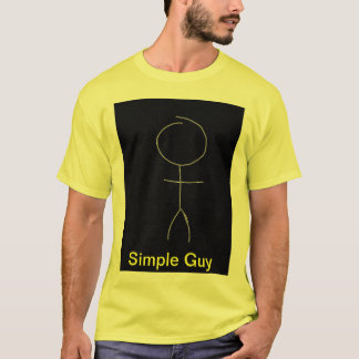 Gele simpele shirt