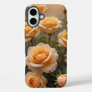 Gele-Sinaasappelkleurige Rozen iPhone 16 Plus Hoesje