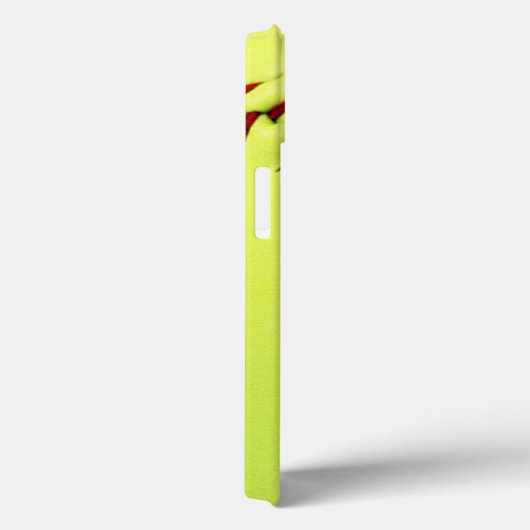 Gele softball Case-Mate iPhone case (Achterkant / Rechts)