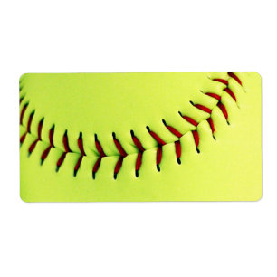 Gele softball etiket