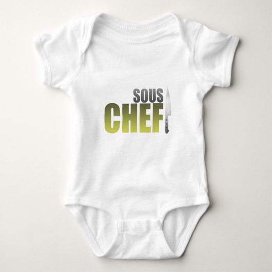 Gele sous Chef Romper (Voorkant)