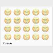 Gele Sparkle Jewel Baptism Sticker (Vel)