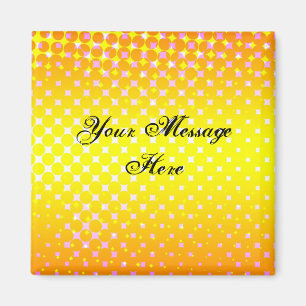 Gele Sparkle Magnet Magneet