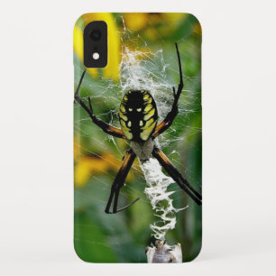 Gele spin iPhone XR hoesje