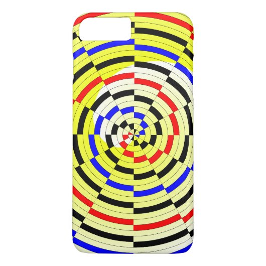 Gele spiralen door Kenneth Yoncich Case-Mate iPhone Case (Achterkant)