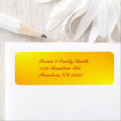  gele splash professionele labels (Insitu)