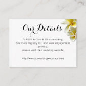 Gele stekelstaartwindgegevens informatiekaartje (Voorkant)