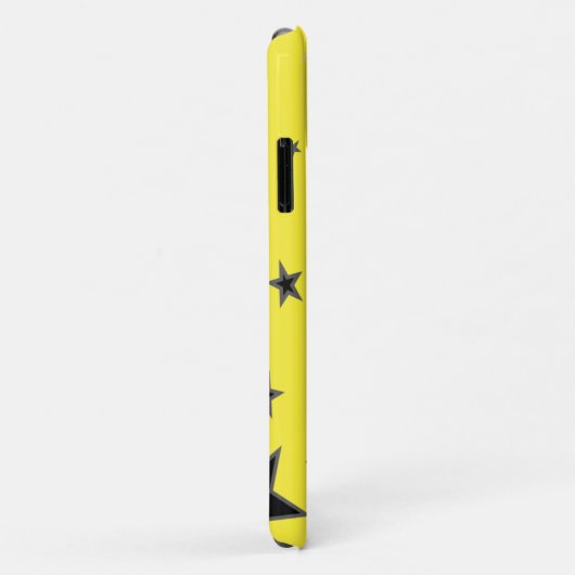 gele ster Case-Mate iPhone case (Achterkant/rechts)