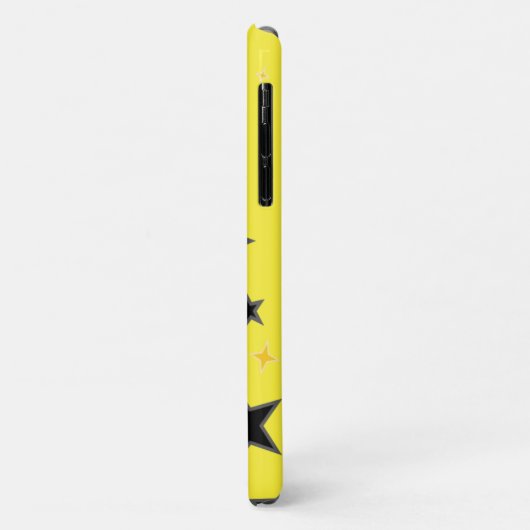 gele ster Case-Mate iPhone case (Achterkant/links)