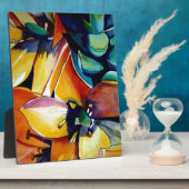 Gele ster van Bethlehem waterverf kunst Fotoplaat (Zijkant)