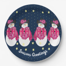 Gele Sterren Met Navy Blauw en Roze