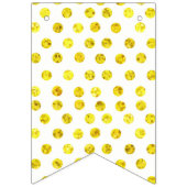 Gele stip vlaggetjes (Derde vlag)