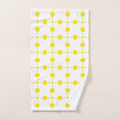 Gele stippen, stippen, Stippen, gestippeld Bad Handdoek (Handdoek)