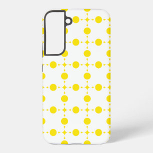 Gele stippen, stippen, Stippen, gestippeld Samsung Galaxy Hoesje
