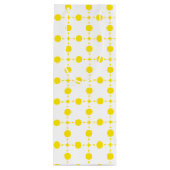 Gele stippen, stippen, Stippen, gestippeld Wijn Cadeautas (Achterkant)