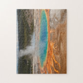 Gele Stone Hot Springs. Legpuzzel (Verticaal)