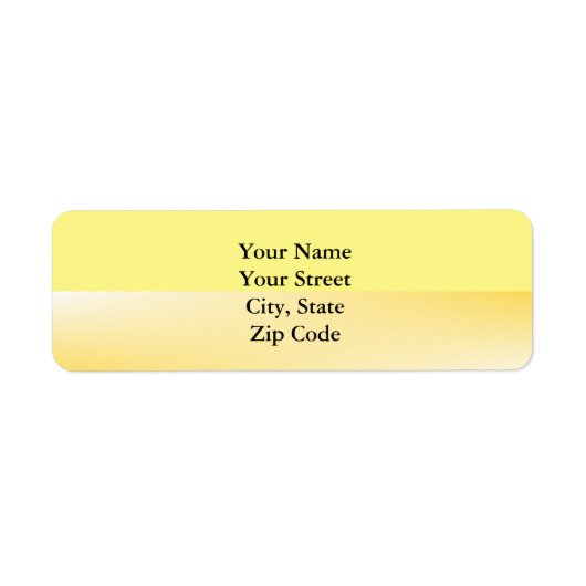 Gele streep etiket (Voorkant)