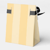 GELE STREEP PATROON TENT MET LINT GUNST DOOS BEDANKDOOSJES (Achterkant)