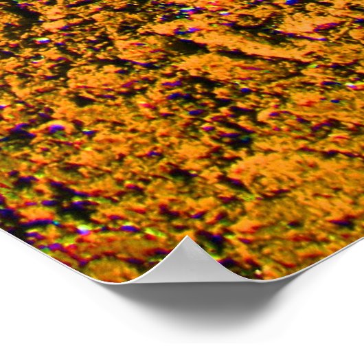 Gele streep poster (Hoek)