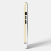 Gele Strepen Aangepaste Samsung Case-Mate iPhone Case (Achterkant / Links)