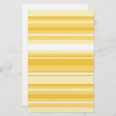 Gele strepen briefpapier (Voorkant / Achterkant)