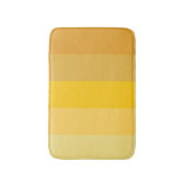 Gele strepen patroon badmat (Voorkant Verticaal)