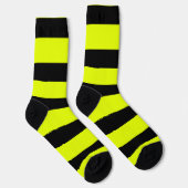 Gele strepen patroon sokken (Rechts)
