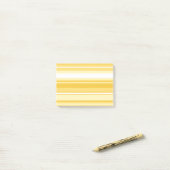 Gele strepen post-it® notes (Op bureau)