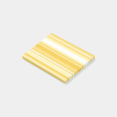 Gele strepen post-it® notes (Schuin)