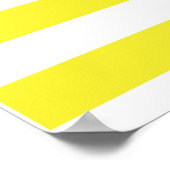 Gele Strepen Poster (Hoek)