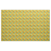 Gele stripper stof (Yard (91,4 cm))
