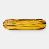 Gele stroomlijnen skateboard (Horizontaal)
