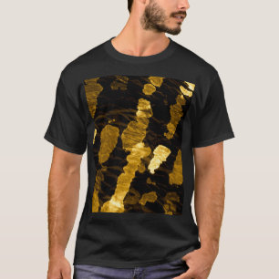 Gele stropdas-kleurstof splash, waterverf. t-shirt