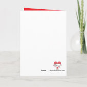 Gele Taart & Chocolade Frosting: Witte Verjaardag Kaart (Achterkant)