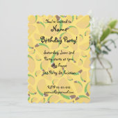 Gele tacos kaart (Staand voorkant)