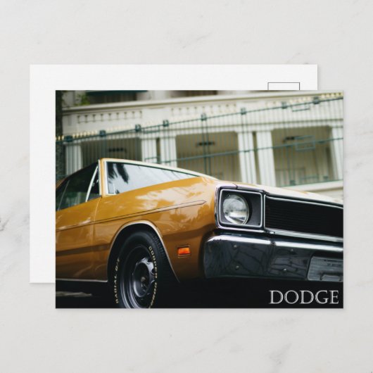 gele tandpap briefkaart (Voorkant / Achterkant)