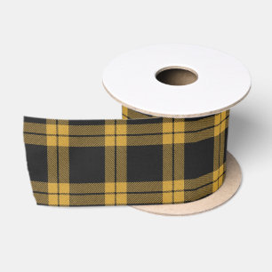 Gele Tartan Patroon Schotse Clan Familie Plaid Lint