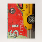 Gele taxi en graffiti, Ecuador Legpuzzel (Verticaal)