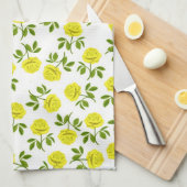 Gele Tea Rozen Kitchen Towel Theedoek (Quarter Fold)