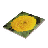 Gele Teddy Bear Sunflower Floral Tegeltje (Zijkant)