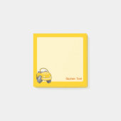 Gele Tekenfilm Auto Post-it® Notes (Voorkant)