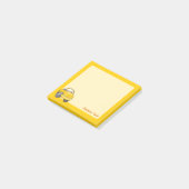 Gele Tekenfilm Auto Post-it® Notes (Schuin)